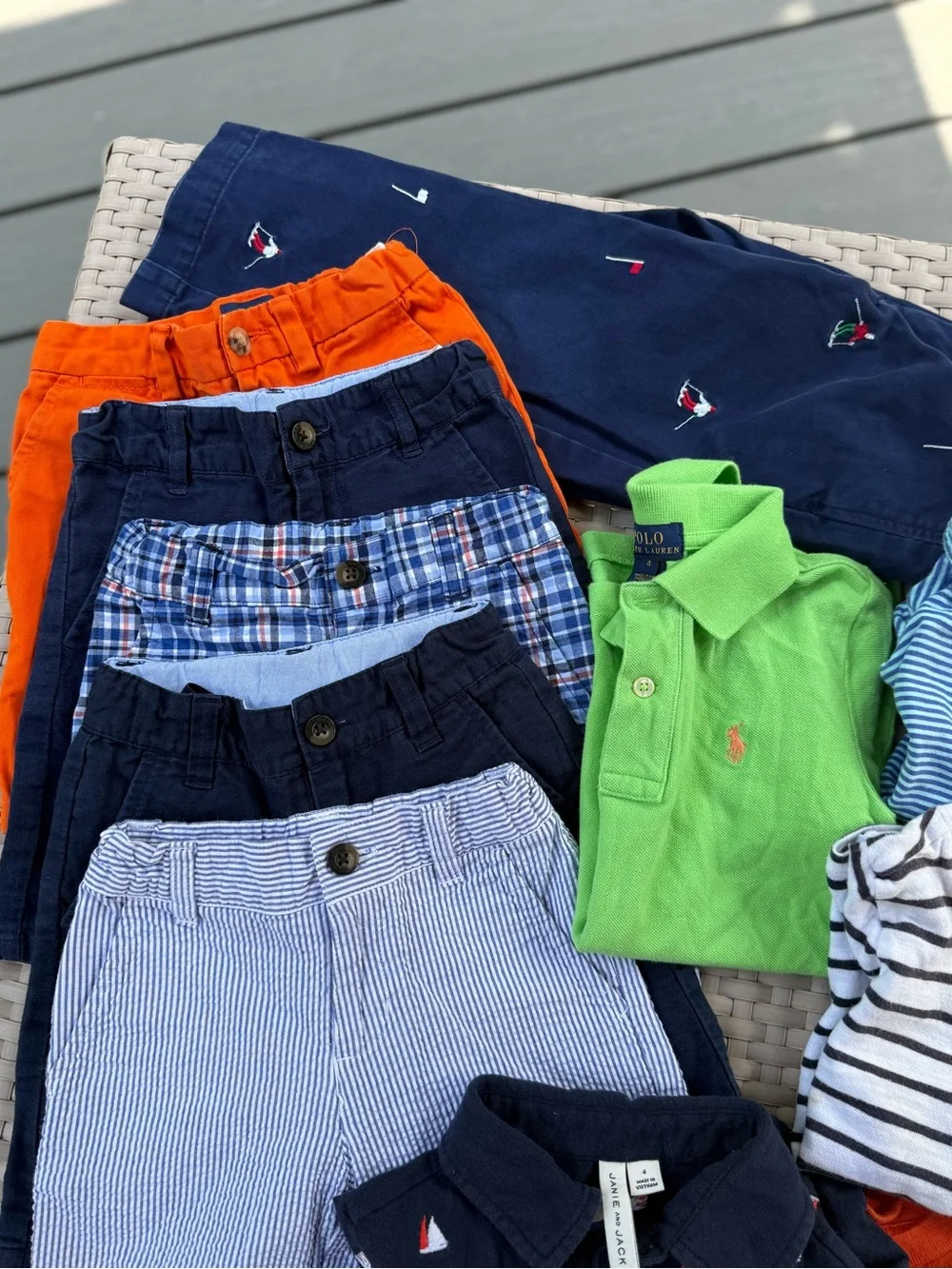 *11 Piece Boys 4 Clothing Bundle Janie and Jack Polo Ralph Lauren Preppy
